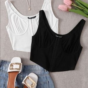 Ruched bust tank top